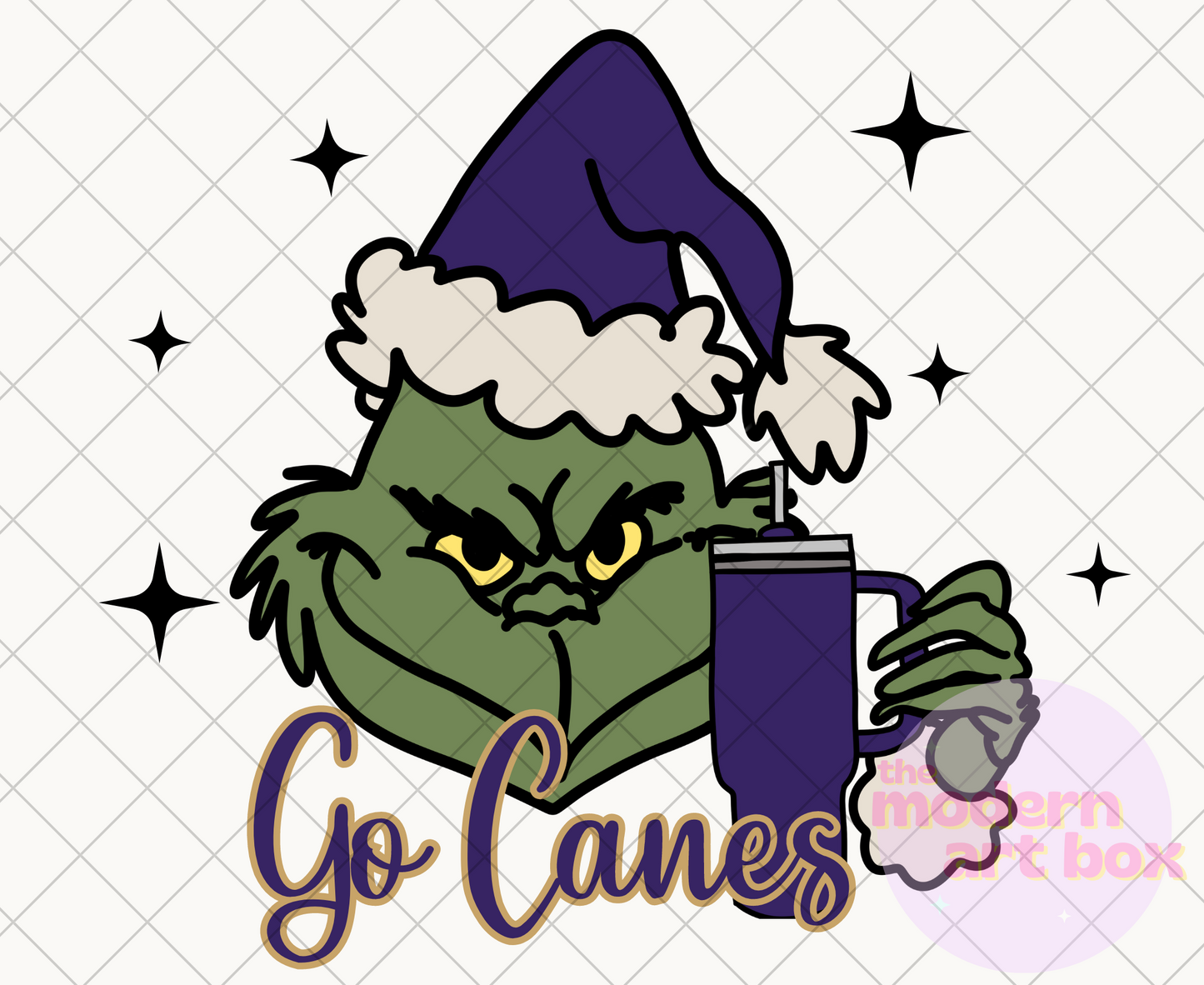 Canes Mean Green with cup - Digital Download - PNG