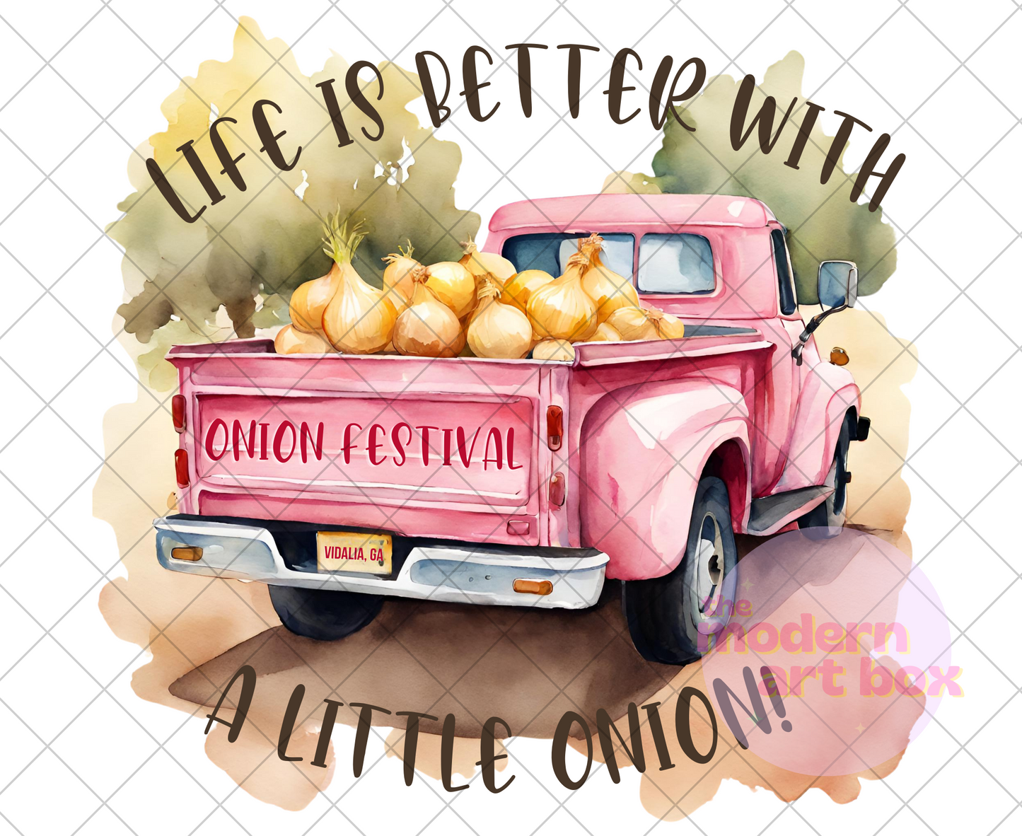 Pink Onion Festival Truck