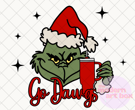 Mean Green with cup - Digital Download - PNG