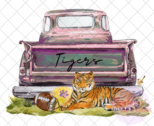 Truck Tigers Louisiana - Digital Download - LSU