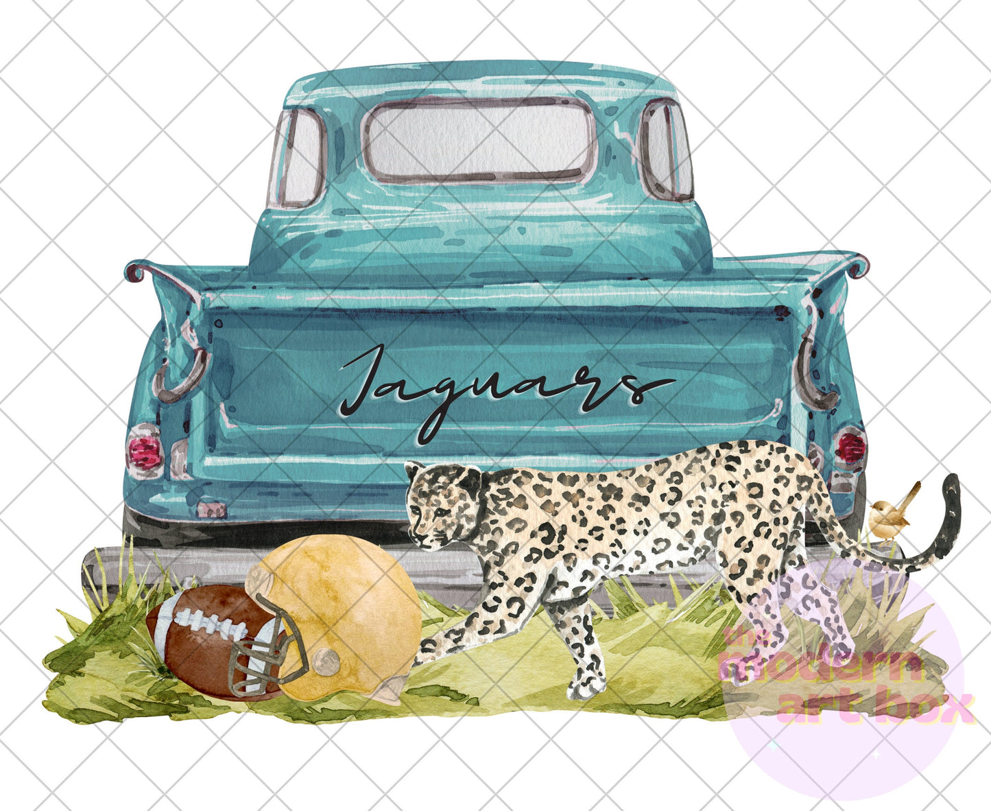 Truck Jaguars Florida - Digital Download - PNG