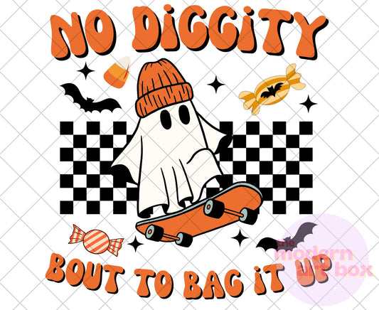 Bout to Bag it up - Halloween - Digital Download - checkered